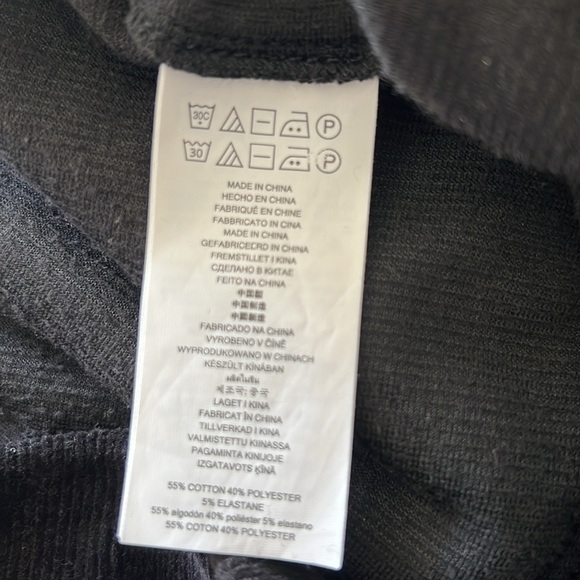Michael Kors Black Corduroy like leggings M EUC - Picture 6 of 8